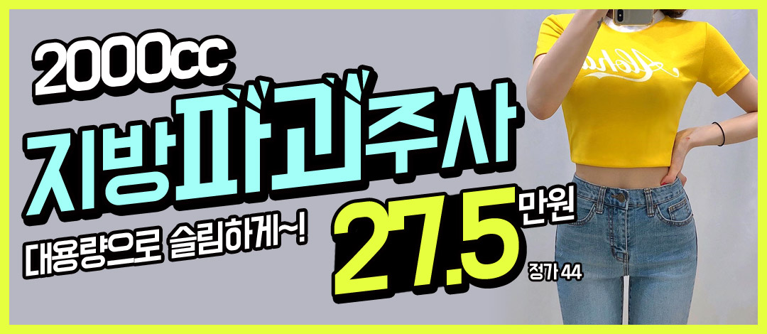 2부위&대용량 지방파괴주사