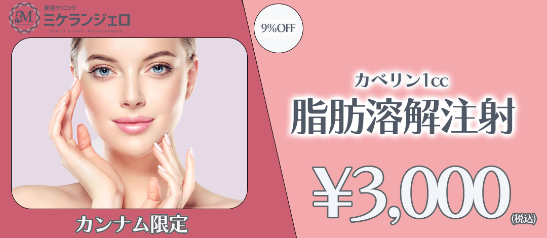 脂肪溶解注射(カベリン) | 美容クリニック ミケランジェロ