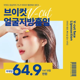 브이컷 얼굴지방흡입
