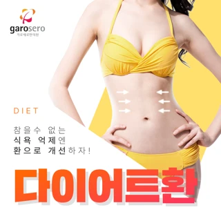 간편하게 살빼는 다이어트환. 