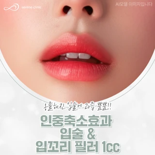 인중축소효과 입술&입꼬리 필러 1cc