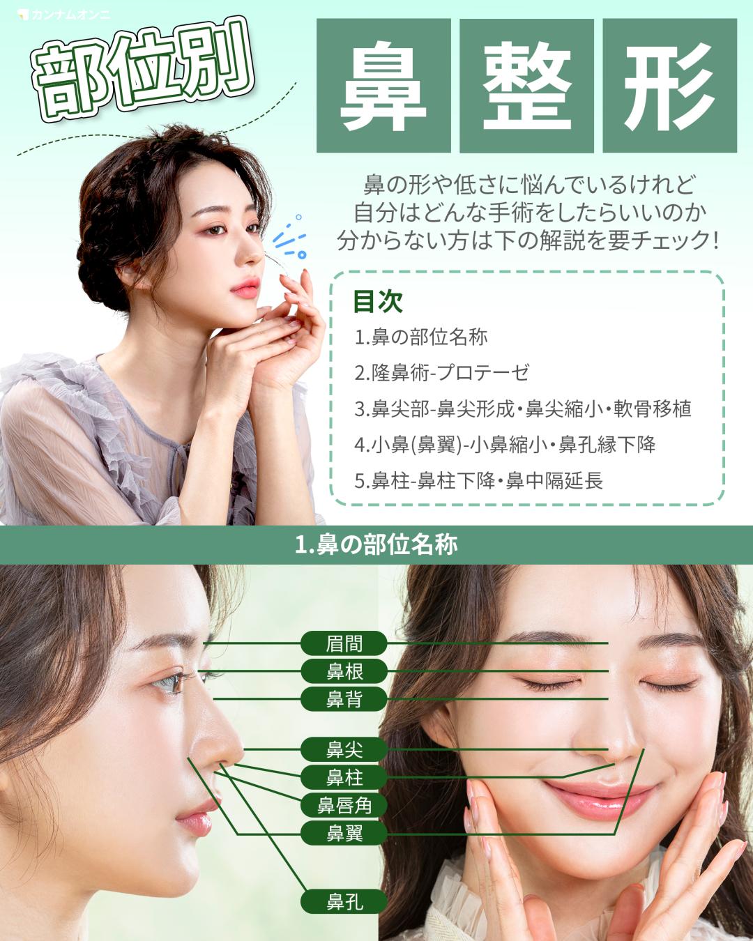 鼻柱切開人中短縮＋猫手術＋貴族手術＋Cカール形成｜鼻柱切開で傷跡に