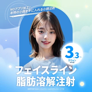 本物の小顔を手に入れる小顔注射