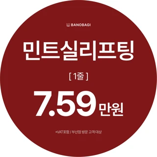 민트실리프팅 1줄