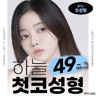 하늘 학생 코성형