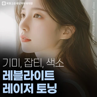 기미,잡티,색소 레블라이트 레이저토닝