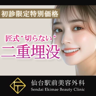 匠式切らない二重埋没法（表留め、線留め）【永久保証】