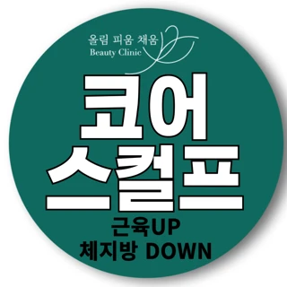 근육Up 지방Down 코어스컬프