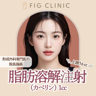 脂肪溶解注射(カベリン)1cc|形成外科専門医の院長による施術|オープニングキャンペーン|先着30名限定