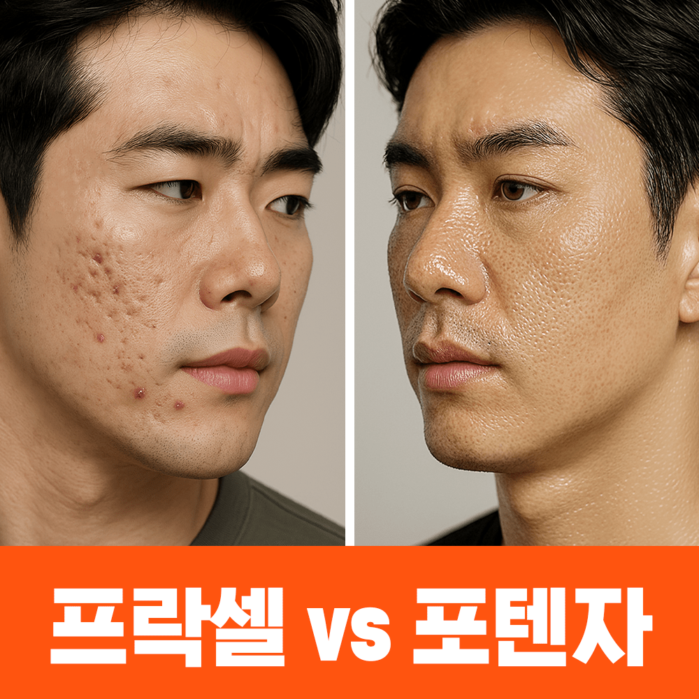 포텐자 프락셀 차이