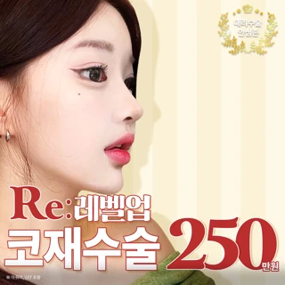 레벨업 코재수술_콧대 코끝 구축