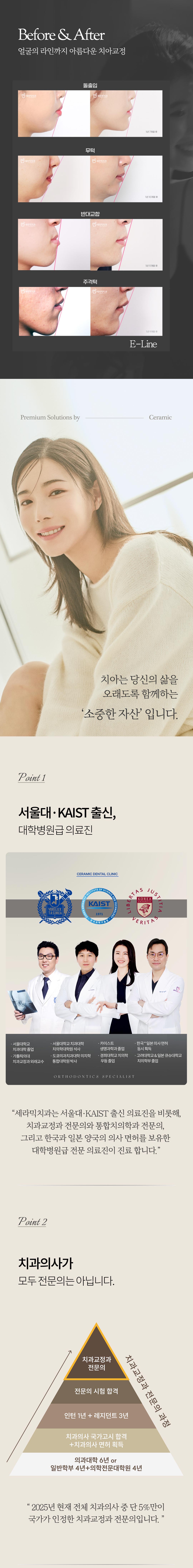 얼굴의 라인까지 아름다운 치아교정