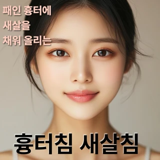 흉터에 새살을 채워 올리는 새살침 흉터침