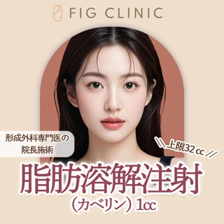 脂肪溶解注射(カベリン)1cc|形成外科専門医の院長による施術|オープニング記念|先着30名限定