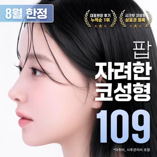 8월 한정 팝 자려한 콧대코끝 코성형