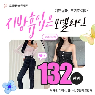 대전 - 대용량 지방흡입, 팔뚝 허벅지 복부 얼굴 원하는 부위 대전지방흡입 모델라인