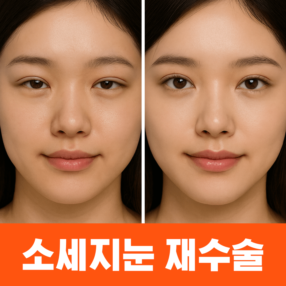 소세지눈 때문에 눈재수술 고민된다면? 붓기 구분·재수술 시기·교정법까지