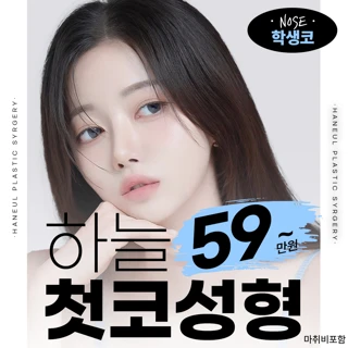 하늘 학생 코성형