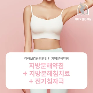 지방분해약침, 지방분해침치료, 전기침자극