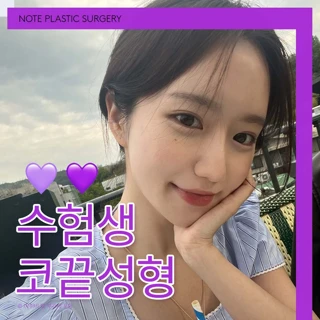 노트 수험생 코끝성형