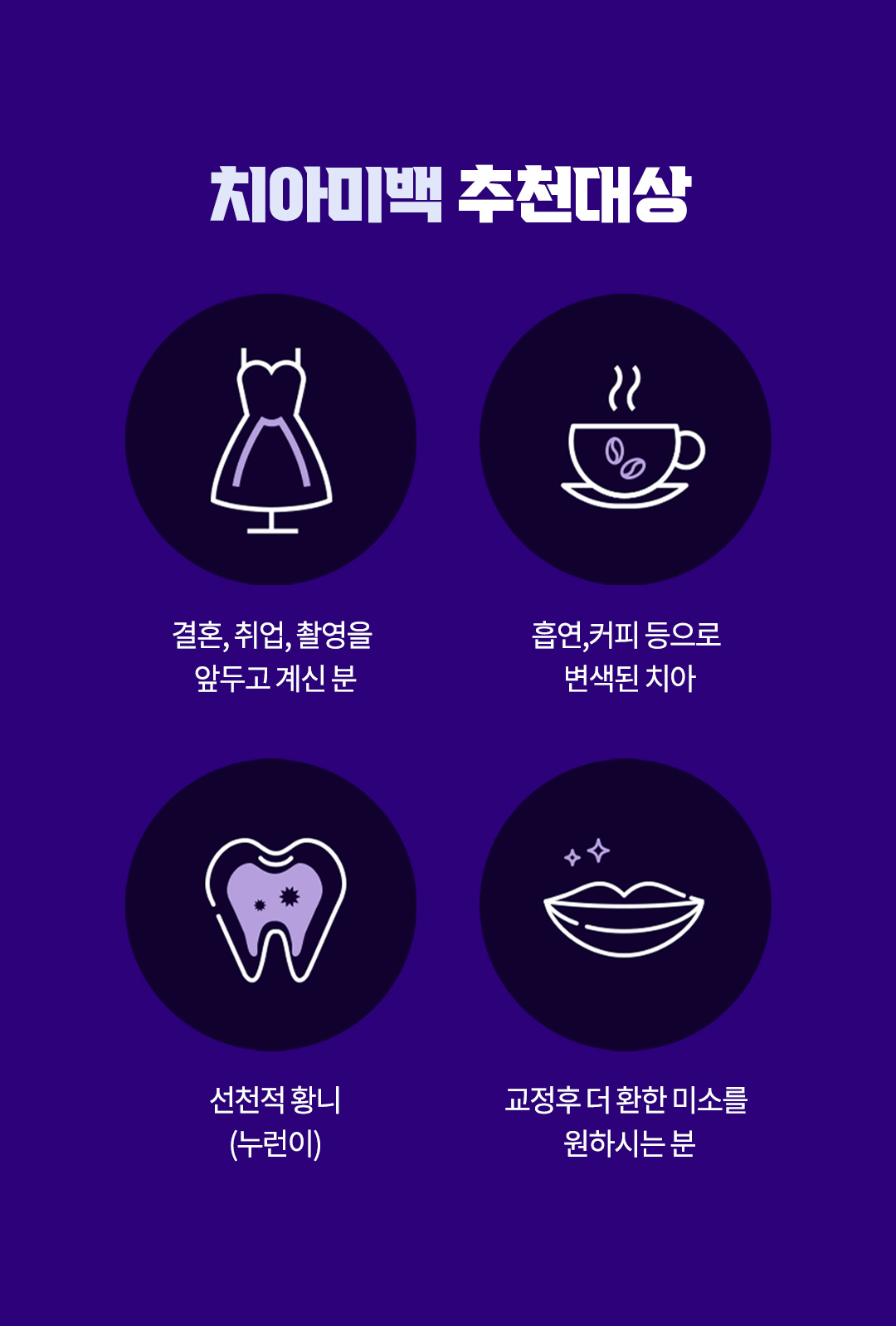 치의학 박사 출신 의료진이 직접 치료하는 치아미백