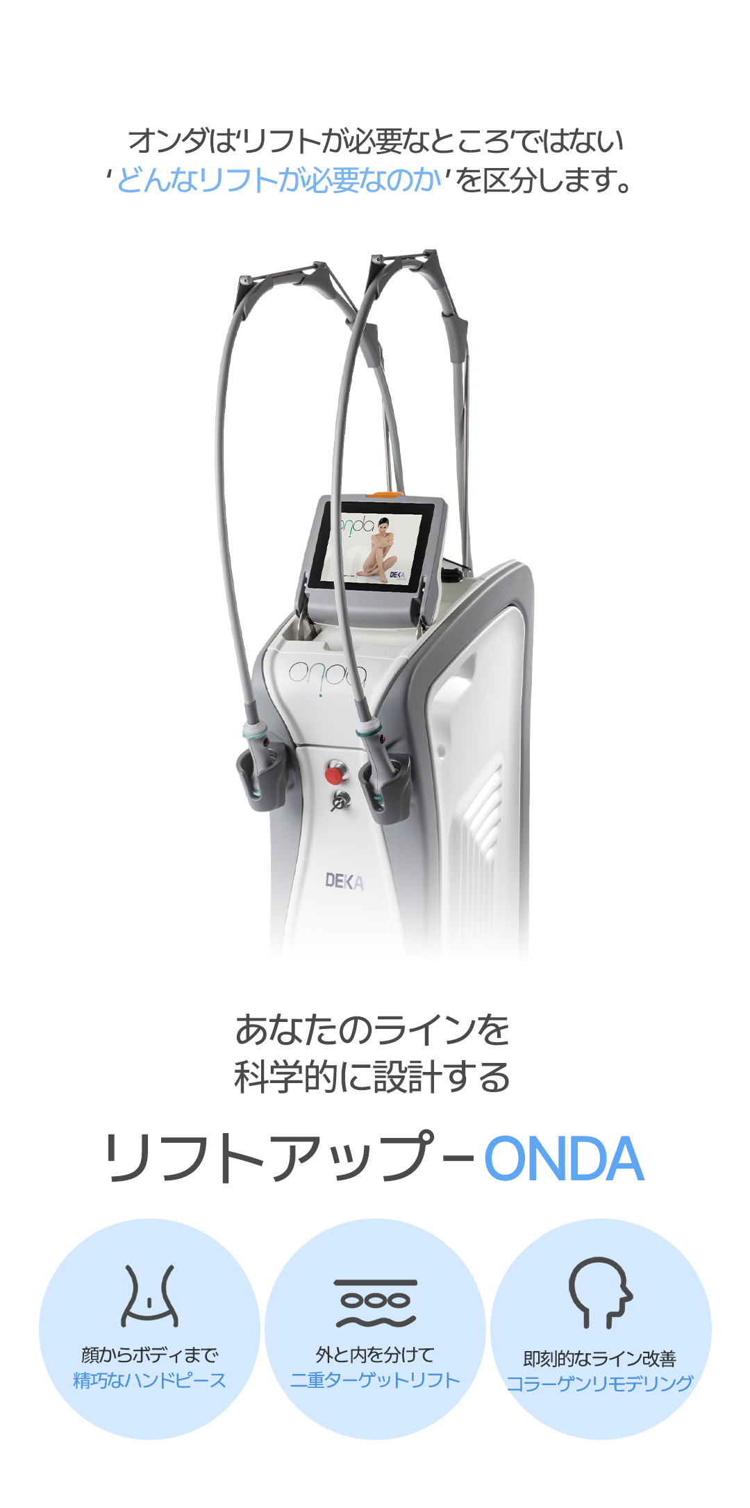 エステ版オンダリフト　新品・未使用 マイクロウェーブリフト 院長診断付き オンダリフト7万J | Jfeel医院 江南院